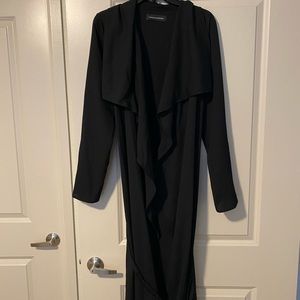Naked Wardrobe black trench coat/ duster. Gently used.